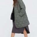 Uniqlo  Women Ultra Light Down Relaxed Coat Gray Size Medium Photo 0