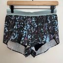 Lululemon - Split Second Short Floral Sport Tranquil Blue Multi Athletic Running Photo 2