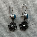 Sterling Silver Flower  Earrings Photo 2