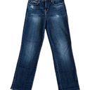 L'Agence  Dark Wash Alexia Jeans Denim Pants Cropped Distressed Size 26 Women's Photo 0