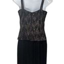 Alex Evenings Vintage  Y2K 90s Black Shimmer Dress Size 4 Petite EUC Made In‎ USA Photo 1