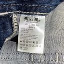 Miss Me Mid-Rise Med Blue Torn Aztec Bootcut Jeans Size 29 (M3844B) *Brand New* Photo 2