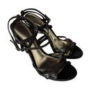 Ralph Lauren  Womens Snake Print Strappy Leather High Heel Dress Shoes Size 8 B Photo 10