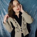 American Vintage 80s Perceptions by Irene B shoulder pads blazer Photo 0