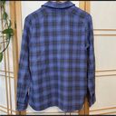 L.L.Bean  Camp Blue Plaid Shirt Photo 6