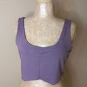 Naked Wardrobe  Lavender Cropped Tank Sz 3X NWT Photo 0