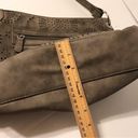 Stone Mountain  faux leather shoulder gray bag purse Photo 6