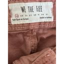 We The Free Free People  Dark Pink High Rise Wide Leg Cropped Jeans Size 24 Photo 6