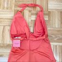 Kate Spade NWT  Lychee Halter Tortoise Shell Heart One Piece Swimsuit Size XL Photo 5