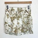 Halara  Tie Dye Green And White High Waisted Lined Shorts NEW Photo 0