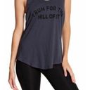 Zella Grey “I Run for the Hill of It” Loose Racerback Tank Photo 0