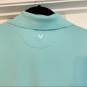 Callaway  Real Blue Short Sleeve Button Up Polo Shirt Size Small Photo 5