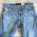 Big star  Remy Bootcut Light Wash Jeans Womens 25 (27X30.5) Low Rise Embroidery Photo 3