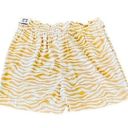 Anne Klein  High Rise Linen Blend Tiger Stripe Belted Beige Shorts NEW Photo 5