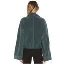 Free People  movement climb high oversized crop zip up fleece jacket RARE color Photo 3