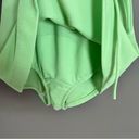 One Piece Vintage green  bathing suit/ play suit tie waist Photo 2