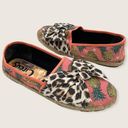 Circus by Sam Edelman Circus Sam Edelman Lilian Pineapple Leopard Bow Espadrille Canvas Fabric Flat 9 Photo 0