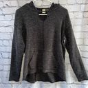 Roxy  Black/Gray High Low Hooded Lightweight Sweatshirt Size Small Photo 0