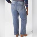 Lane Bryant  Wide Leg Pull On Drawstring Trouser Distressed High Rise jeans sz 28 Photo 4