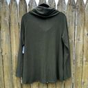 Caslon NWT  Olive Green Funnel Neck Pullover Sweater Sz XS Photo 11