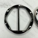 Twisted  Metal Simple Basic Slide Through Belt Buckle Lot of 2 Photo 1