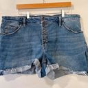 Ava & Viv  Button Fly Denim Shorts Photo 0