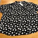 Cooper and Ella  BLACK DAISY FLORAL BLOUSE WOMEN'S SZ 3XL NEW P1-162 Photo 4