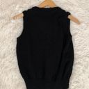 Brandy Melville Black Argyle Peyton Sweater Vest Photo 3