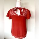 Modcloth Flowy Lace Blouse | Size Small | EUC Photo 4