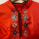 JC Penny 1980’s Vintage JCPenney Red Floral Nightgown Photo 2