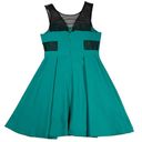 BCBGeneration  Green Sleeveless Dress Side/Back Cut Out Sweetheart‎ Neckline Sz 2 Photo 6