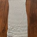 BB Dakota What's The Rouche Dress Size S, sleeveless, Striped White/black Photo 5