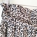 SheIn  Leopard Cheetah Animal Print Paperbag Waist Shorts Medium M NWOT Photo 1