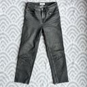 Free People // WE THE FREE High Rise CVRY Cropped Straight Leg Black Jeans 28 Photo 0