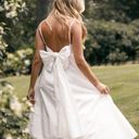 Petal and Pup  Alice White Bow Back Midi Dress S Photo 0