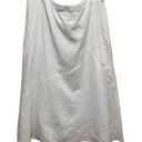 J.Jill  Love Linen A-Line Midi Skirt White Size XL New with Tags Photo 0