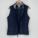 Columbia  Navy Blue Full Zip Fleece Vest Size Medium Photo 2