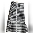 ZARA  New Ecru/Black Long Sleeve Lapel Collar Plaid Double Breasted Blazer Size Photo 4