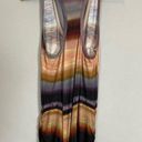 Young Fabulous and Broke  Maxi Dress Striped Tie-dye Racerback‎ Ruched Large Summer Photo 14