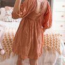 Listicle Brown Balloon Sleeve Mini Dress  Photo 3