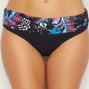 Anne cole  black floral bikini. L-top/M-bottom. NWT Photo 7