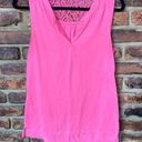 Sonoma  Pink Sleeveless Crochet Lace V-Neck Tank Top Women's Size Medium Photo 0