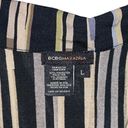 BCBGMAXAZRIA  striped button down top size L Photo 3