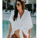 l*space L* Anita Cover Up in White Size Medium / Large Photo 12