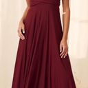 Lulus Tricks of the Trade Lulu bridesmaid dress in Burgundy Photo 1