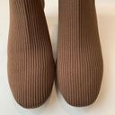 Everlane The Glove Ankle Boot Ribbed Reknit Toffee Brown Photo 6