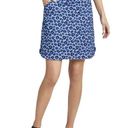 Peter Millar  Alice Petal Hem Blue Floral Athletic Tennis Skirt Skort Size XS Photo 0