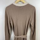 CAbi  Genteel Sweater Cardigan Size Medium Long Duster Button Front l Brown 6161 Photo 6