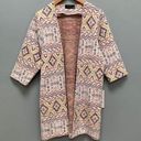 Reserved  Jacquard Bohemian Kimono Jacket XS Photo 0