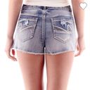 Vanilla Star Jeans 𝅺CROCHET trim high waisted jean shorts Jr size 3 Photo 73